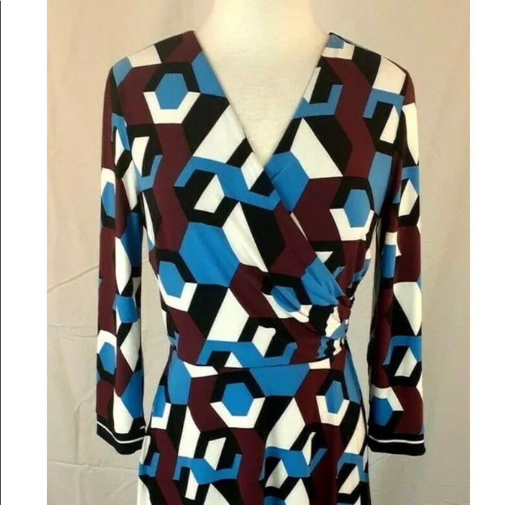 INC International Concepts Faux Wrap Dress